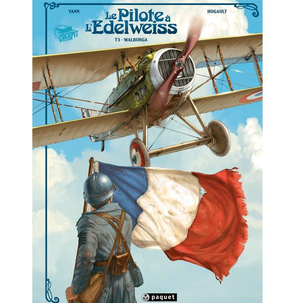 Ex-libris Signé Romain Hugault + Pilote à l'Edelweiss T3 – Image 2