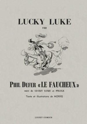Lucky Luke Phil Defer Morris tirage luxe
