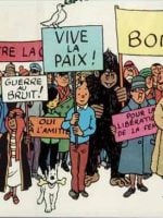 Affiche – Tintin/Hergé – Carte de voeux