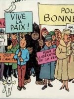 Affiche – Tintin/Hergé – Carte de voeux