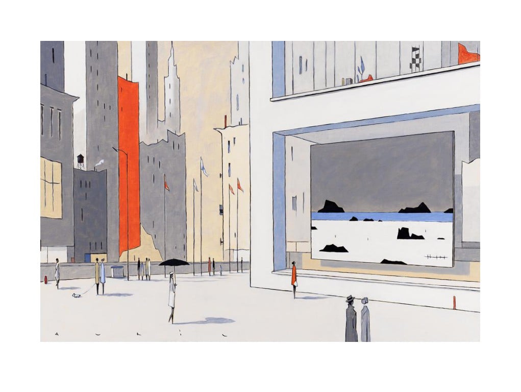 Digigraphie Sunny Winter Day par François Avril - exclusivité Brüsel – Image 2