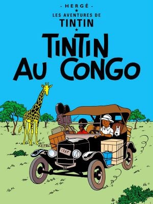 Affiche Tintin au Congo