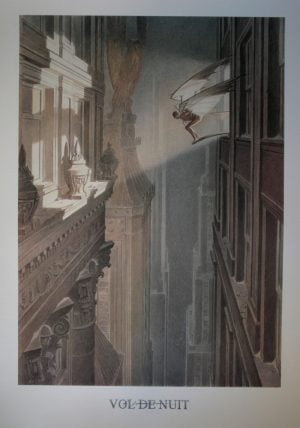 Affiche - François Schuiten - Vol de nuit