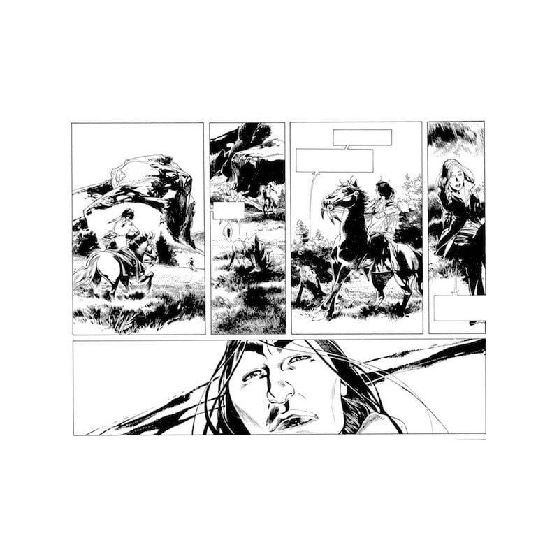 L'Etoile du Désert tome 3 - Tirage spécial Brüsel noir et blanc – Image 3