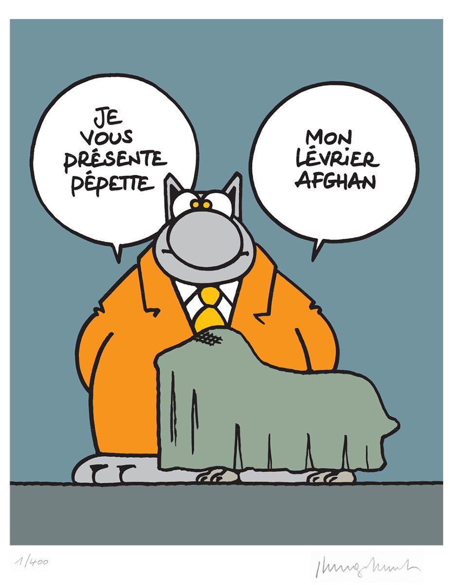 4 Nouvelles Serigraphies Le Chat Par Geluck En Exclusivite Chez Brusel Brusel