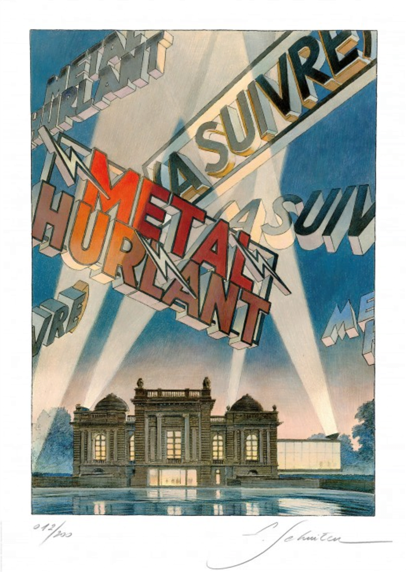 Estampe François Schuiten Révolution bande dessinée