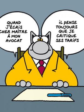 Estampe le Chat par Philippe Geluck – Cher Avocat – signé 100 exemplaires –  Brüsel