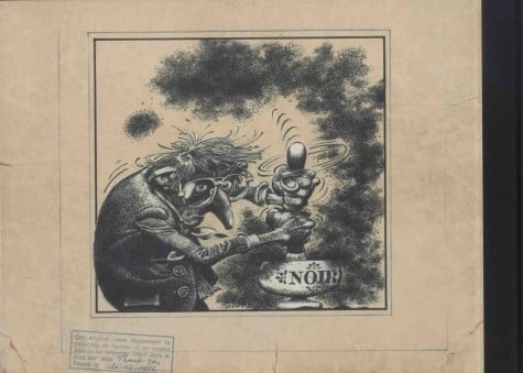 Franquin idées noires tirage de luxe format à l'italienne