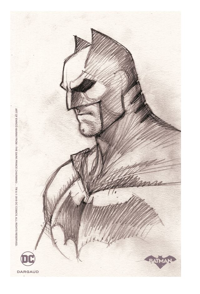 Ex libris Batman par Enrico Morini