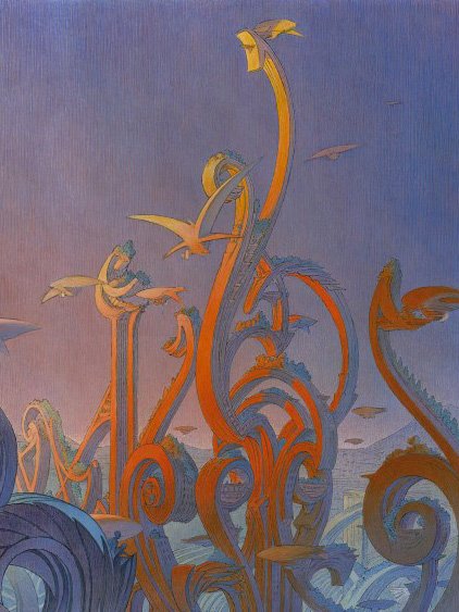 François Schuiten - Estampe Jugendcity - Signée Limitée