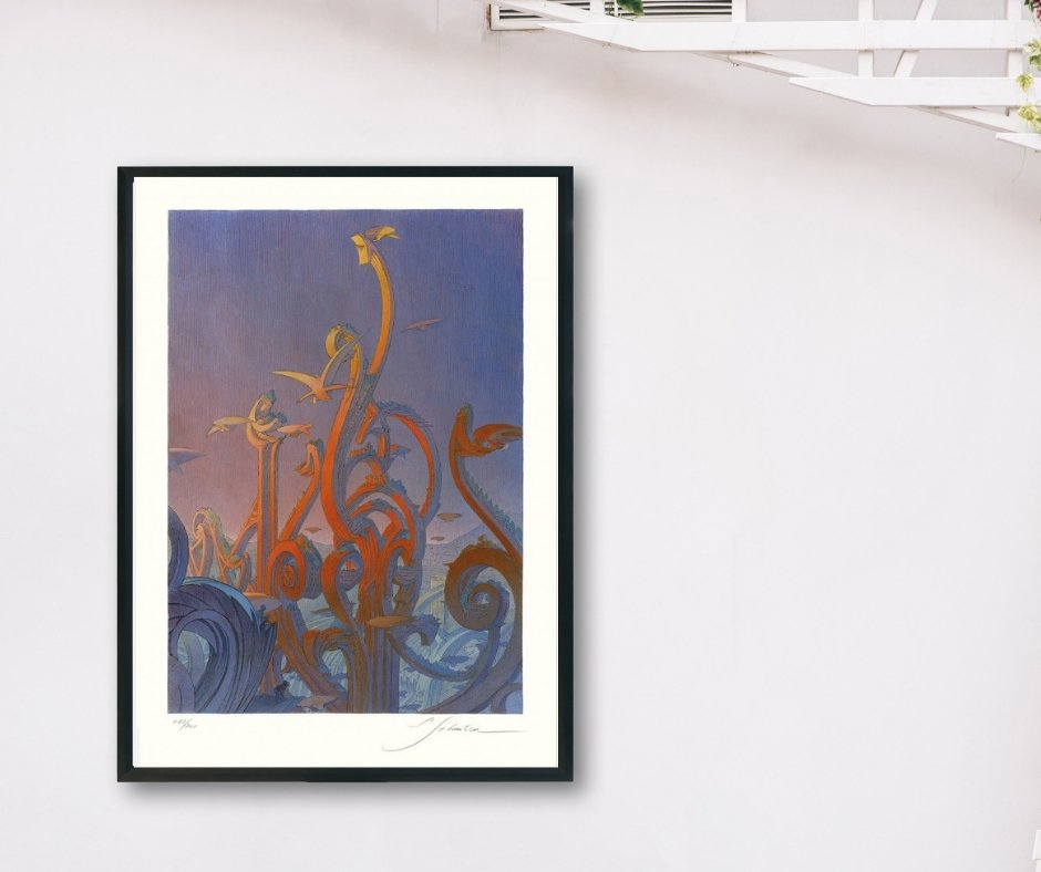 François Schuiten - Estampe Jugendcity - Signée Limitée – Image 3