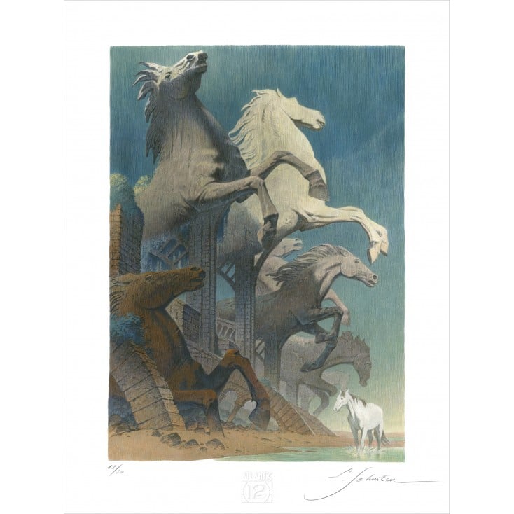 Estampe Signée François Schuiten - Nebula 30ex !