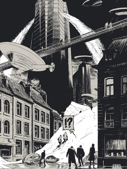 Sérigraphie signée Schuiten et Peeters -CO4 : Theorie du Grain de sable