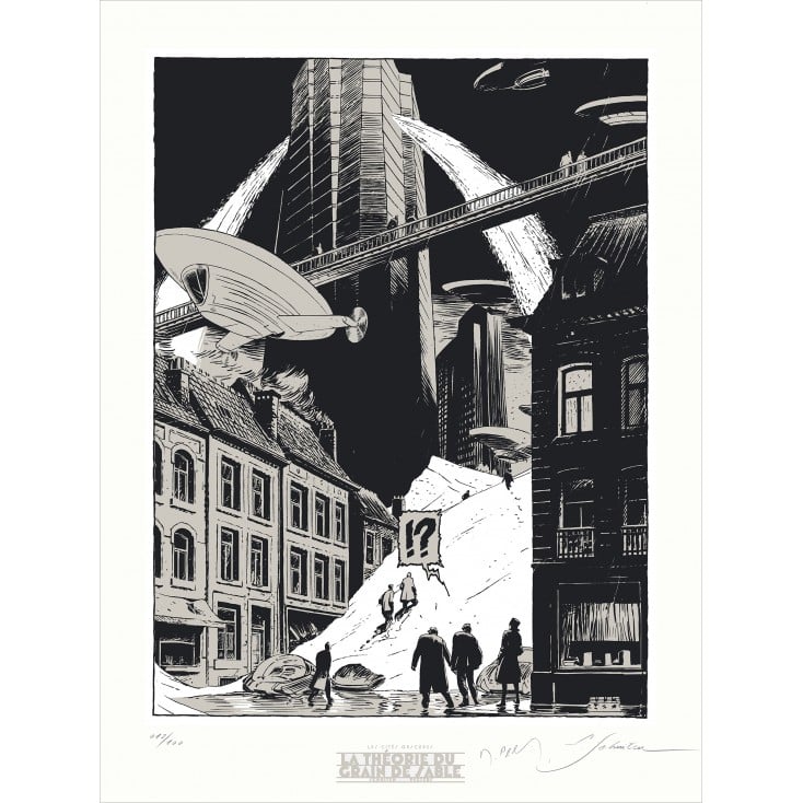 Sérigraphie signée Schuiten et Peeters -CO4 : Theorie du Grain de sable – Image 2