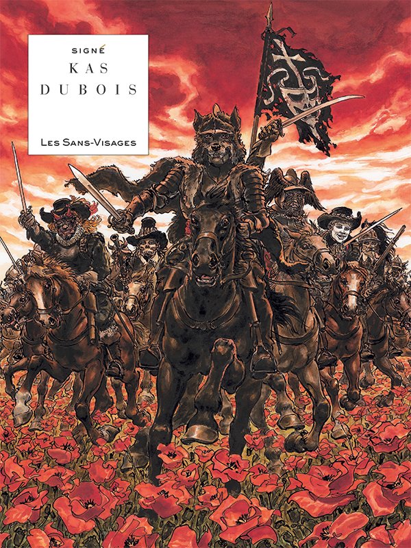 <i>Les Sans-Visages</i> de Kas et Dubois : jaquette exclusive + ex-libris signé et limité