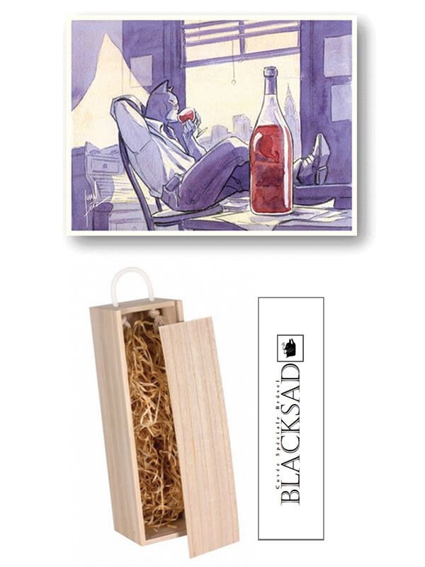 Cuvée <i>Blacksad</i> pour les 25 ans de Brüsel + ex-libris