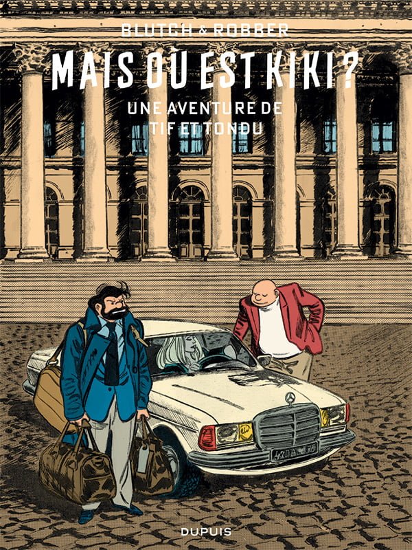 Tif et Tondu par Blutch et Robber : album avec jaquette exclusive + ex-libris