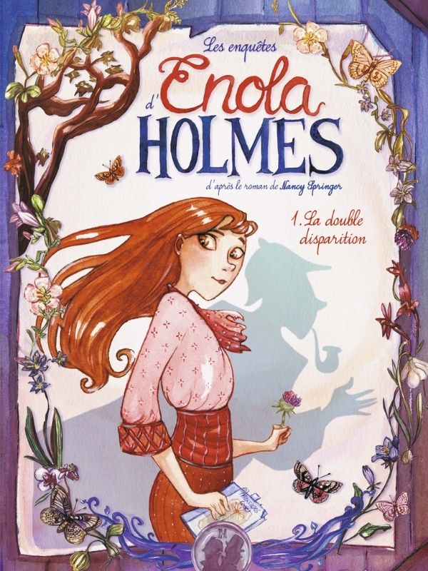Les enquêtes d'Enola Holmes tome 1 "La double disparition" par Serena Blasco