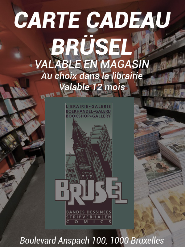 Carte cadeau - valable dans les 2 librairies Brüsel uniquement