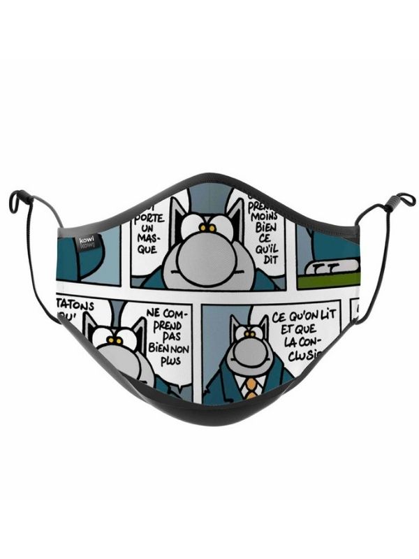 Masque Covid Le Chat - Puisqu'il le dit