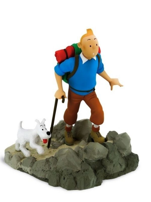 Résine Tintin Randonneur
