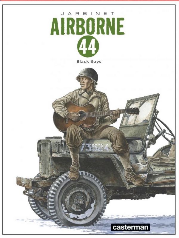 Airborne 44 tome 9 "Black boys" par Philippe Jarbinet + ex-libris