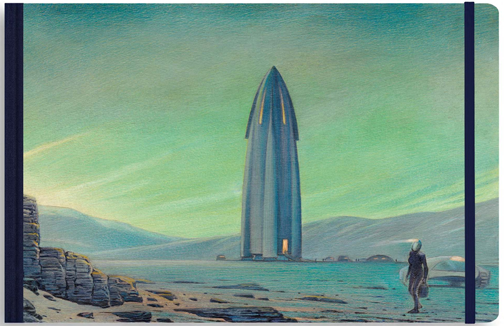 Travel book Mars (en français) – François Schuiten et Sylvain Tesson – Louis Vuitton - Grand format – Image 2