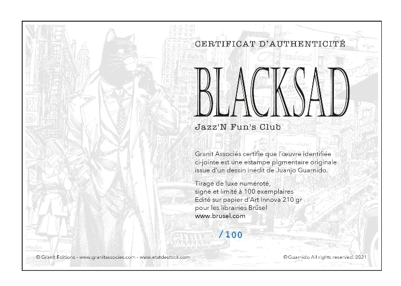 Pack Blacksad tome 6 + estampe signée exclusive + ex-libris exclusif signé et limité offert – Image 6