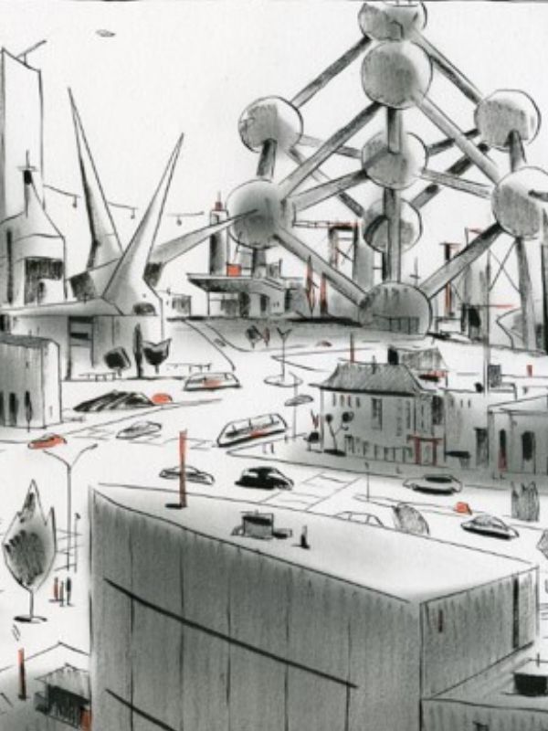 Atom city VI par François Avril - exclusivité Brüsel – Image 2
