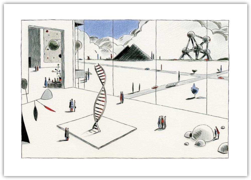 Affiche Atom city X par François Avril - exclusivité Brüsel – Image 3