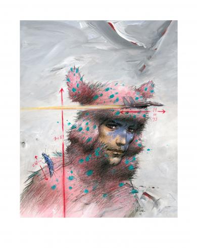 ENKI BILAL "Bug 3" Estampe pigmentaire numérotée, signée limitée 150 ex