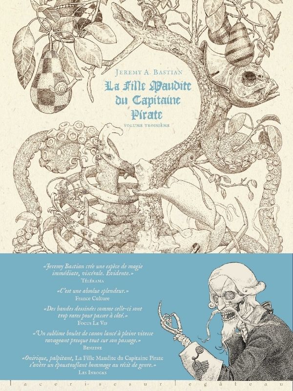 La Fille Maudite du Capitaine Pirate - Volume Troisième par Jeremy Bastian + ex-libris