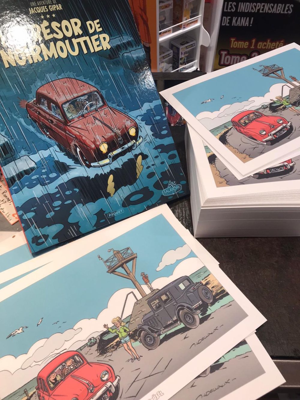Une aventure de Jacques Gipar tome 10 "Le trésor de Noirmoutier" + ex-libris – Image 2