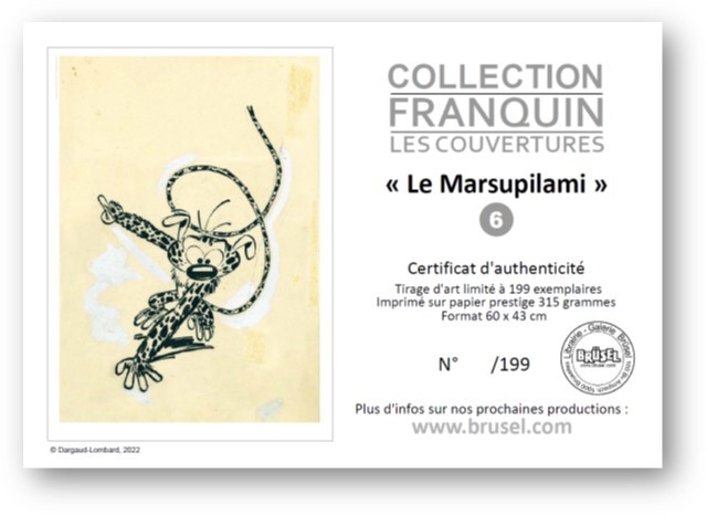 Estampe Franquin Les couvertures #6 : Le Marsupilami – Image 3