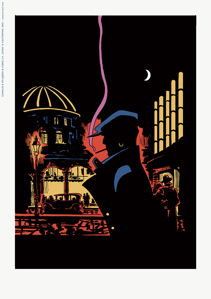 Corto Maltese tome 16 noir et blanc + sérigraphie exclusive Brüsel – Image 2