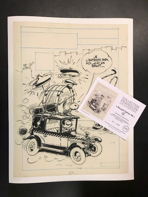 Estampe Franquin Les couvertures #7 : Couverture du recueil Spirou 96 – Image 5