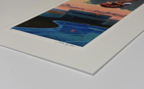 Miles  Hyman Estampe signée exclusive 20 ex . "Trouville" – Image 2