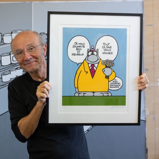 Sérigraphie Le Chat par Philippe Geluck - Tout ce que vous voulez – Image 2