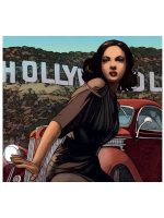 Estampe pigmentaire Miles Hyman : Hollywood 40x40