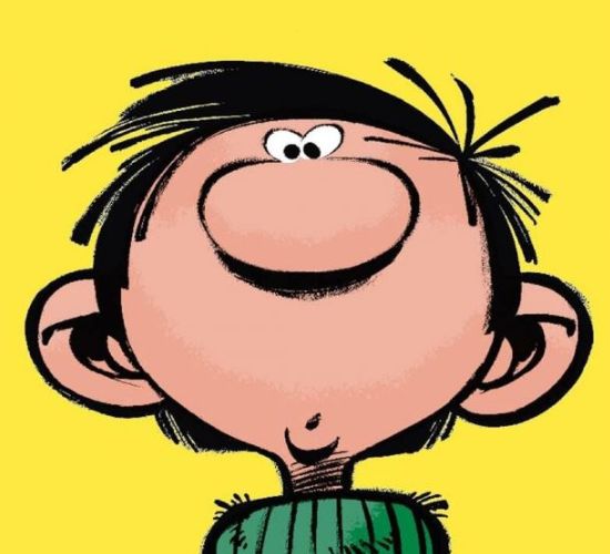 Sérigraphie Gaston Photomaton par Franquin - Fond jaune – Image 2