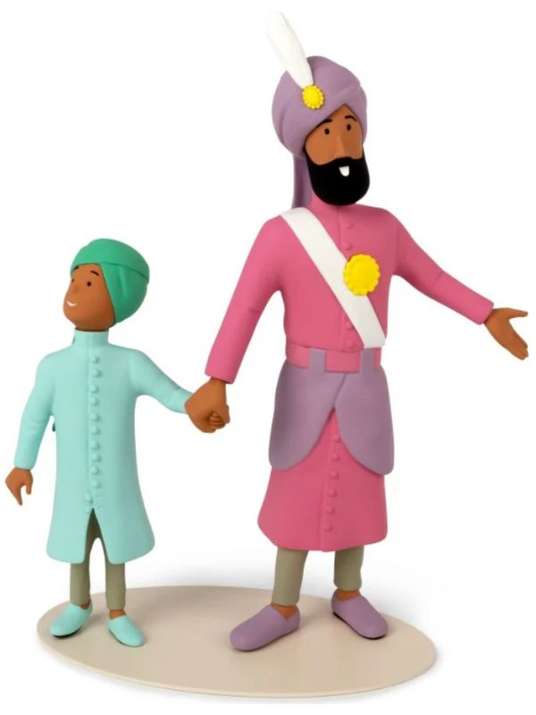 Tintin - Musée imaginaire : Maharadjah et son fils