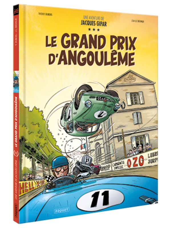 Une aventure de Jacques Gipar tome 11 "Le Grand Prix d'Angoulême" + ex-libris exclusif, signé et limité