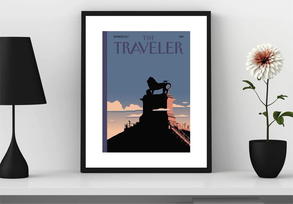 Estampe pigmentaire "The traveler - Waterloo" par David Merveille – format traveler – Image 2