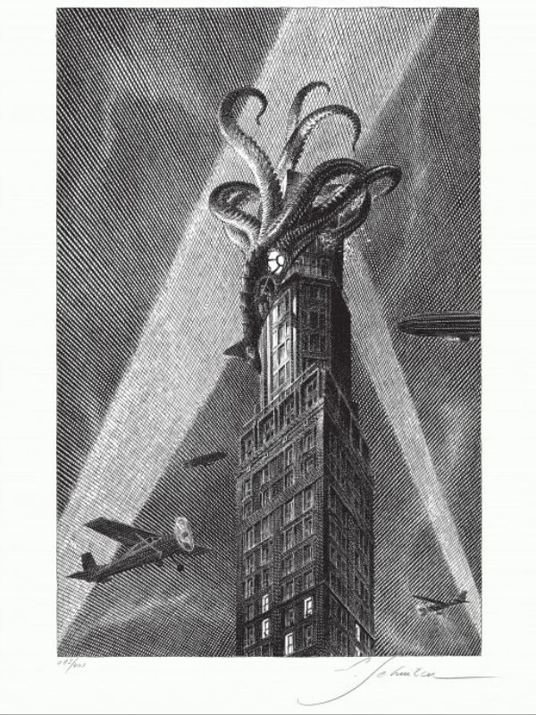Estampe - Le retour du Capitaine Nemo - Signée et limitée F. Schuiten