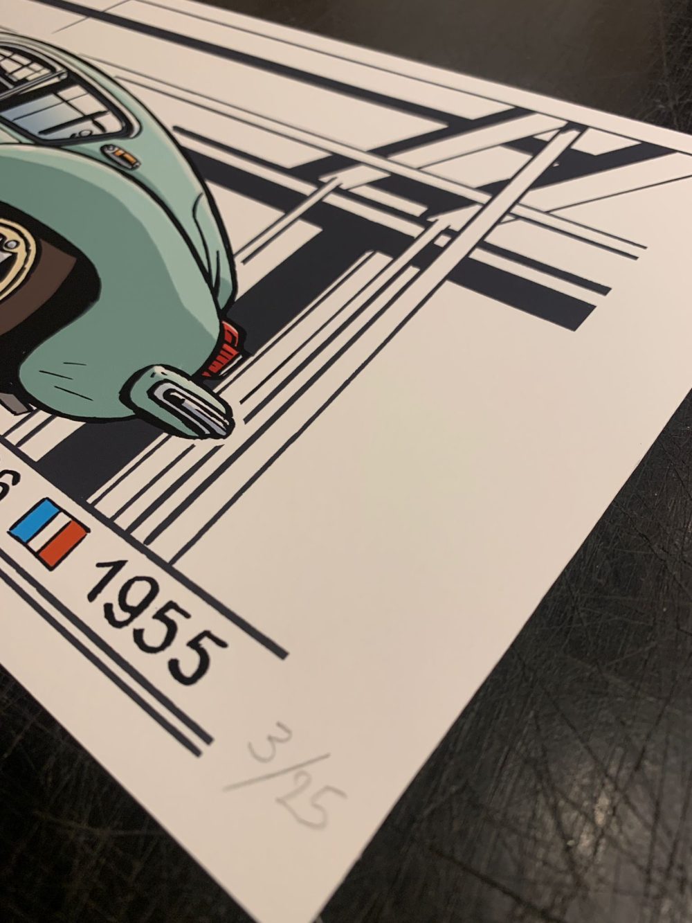 Estampe pigmentaire Alpine par Jean-Luc Delvaux - signée et limitée à 20 exemplaires – Image 5