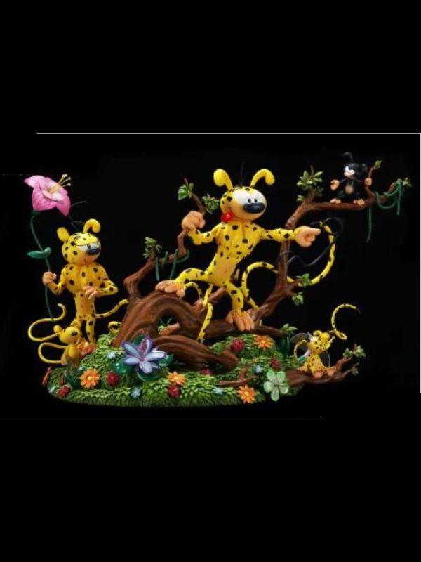 Famille Marsupilami : figurine résine limitée à 275 ex