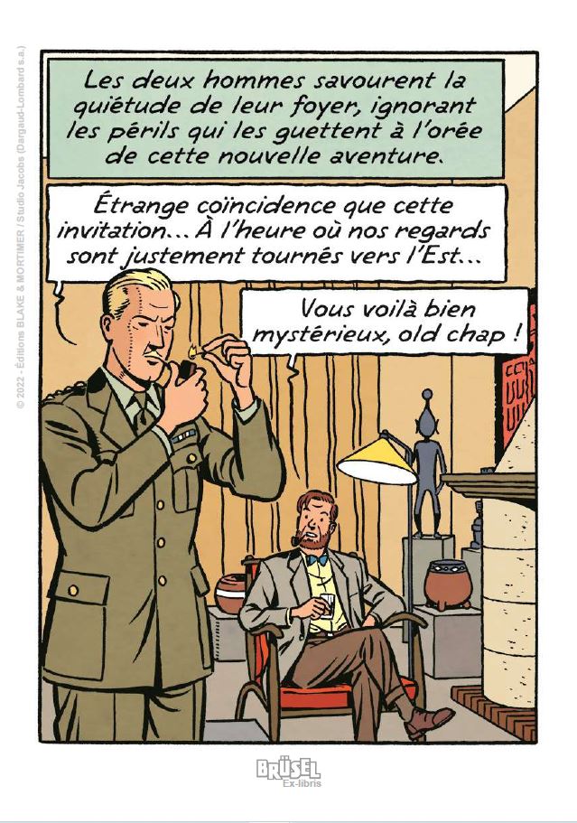 Tirage de Luxe Blake & Mortimer "Huit heures à Berlin" + 2 ex-libris exclusifs signés offerts – Image 3