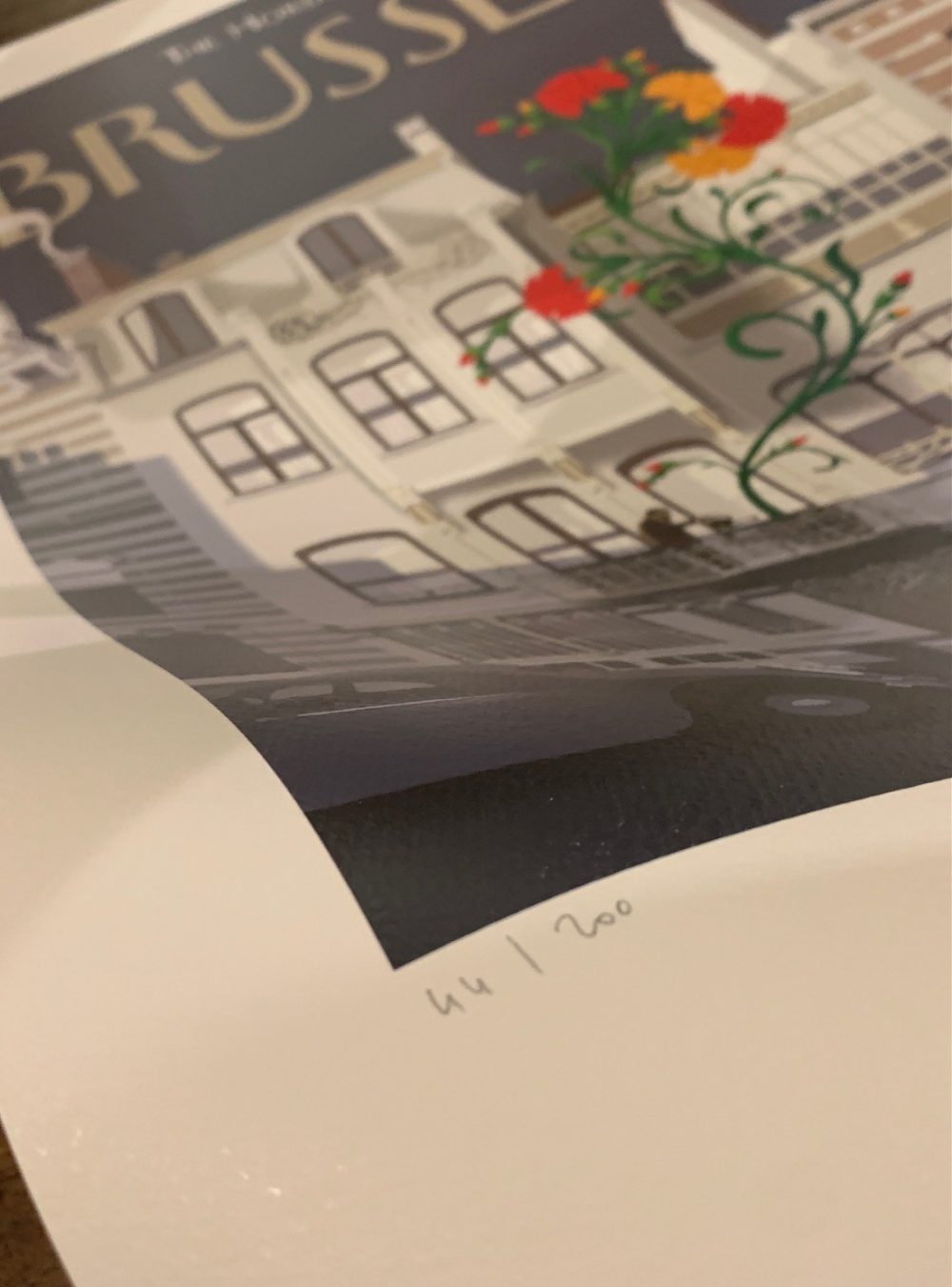 The Horta HouseBrussels - affiche signée et limitée par David Merveille – Image 2