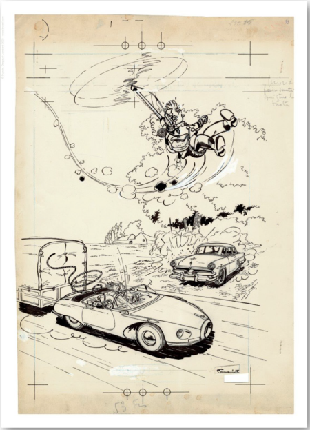 Recueil 53 du Journal de Spirou : estampe pigmentaire