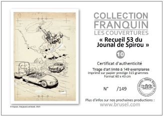 Recueil 53 du Journal de Spirou : estampe pigmentaire – Image 2